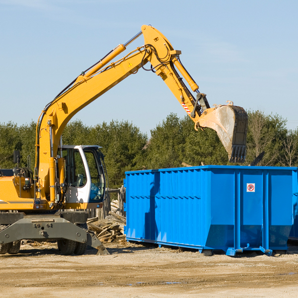 can i choose the location where the residential dumpster will be placed in Sparta